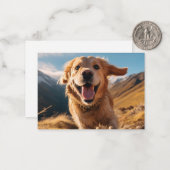 ハッピーゴールデンリト走リーバー ノートカード (正面/裏面インサイチュ)