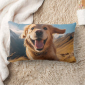 ハッピーゴールデンリト走リーバー ランバークッション (ブランケット)