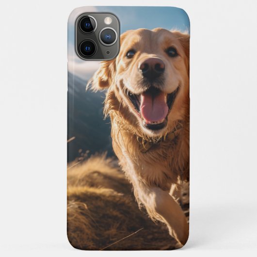 ハッピーゴールデンリト走リーバー Case-Mate iPhoneケース (裏面)