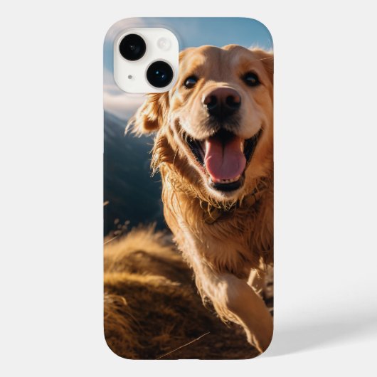 ハッピーゴールデンリト走リーバー Case-Mate iPhoneケース (裏面)