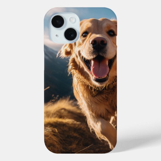 ハッピーゴールデンリト走リーバー Case-Mate iPhoneケース (裏面)