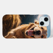 ハッピーゴールデンリト走リーバー Case-Mate iPhoneケース (裏面 (横))
