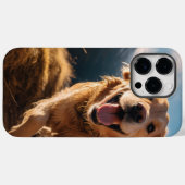 ハッピーゴールデンリト走リーバー Case-Mate iPhoneケース (裏面 (横))