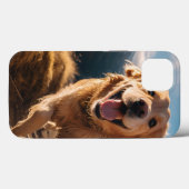 ハッピーゴールデンリト走リーバー Case-Mate iPhoneケース (裏面 (横))