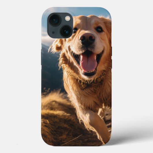 ハッピーゴールデンリト走リーバー Case-Mate iPhoneケース (裏面)