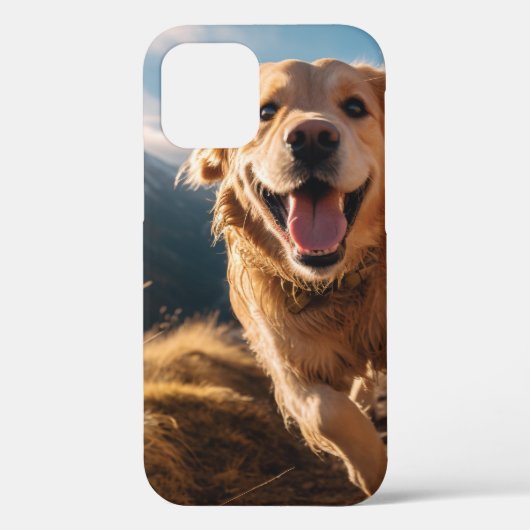 ハッピーゴールデンリト走リーバー Case-Mate iPhoneケース (裏面)