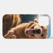 ハッピーゴールデンリト走リーバー Case-Mate iPhoneケース (裏面 (横))