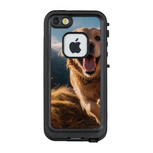 ハッピーゴールデンリト走リーバー LifeProof iPhoneケース (裏面)