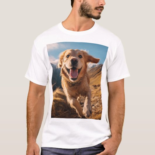 ハッピーゴールデンリト走リーバー Tシャツ (正面)