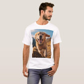 ハッピーゴールデンリト走リーバー Tシャツ (正面フル)