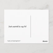 ハッピーゴールデンレトリバードッグ2匹 ポストカード (裏面)