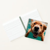 ハッピーゴールデンレトリバー水中スイミング ノートブック (内部)