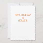 ハッピーゴールデン誕生日カード カード (裏面)