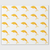 ハッピーゴールドフィッシュ ラッピングペーパー (フラット)