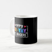 ハッピーゴールド–5月1年生おもしろい先生生 コーヒーマグカップ (正面左)
