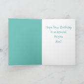 ハッピーサイエンティスト誕生日カード カード (内部)