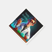 ハッピーサイエンティスト誕生日 スタンダードカクテルナプキン (角)