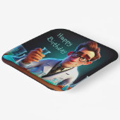 ハッピーサイエンティスト誕生日 ペーパープレート (傾斜あり)