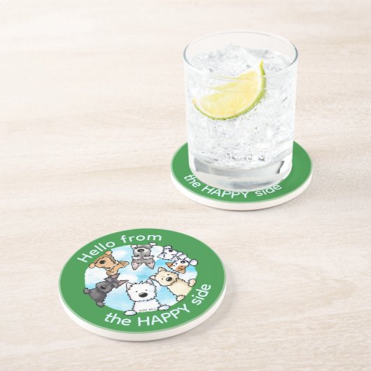 ハッピーサイドからこんにちは コースター (側面)