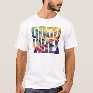 ハッピーサウンドグッドビーブカラーバースト Tシャツ