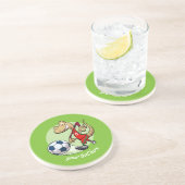 ハッピーサッカースターゲッコ蹴りサッカー漫画 コースター (側面)