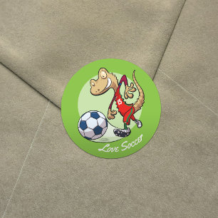 ハッピーサッカースターゲッコ蹴りサッカー漫画 ラウンドシール