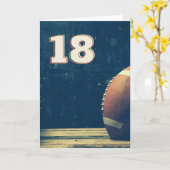 ハッピーサッカー誕生日グリーティングカード カード (黄色い花)