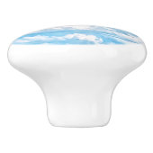 ハッピーサニークラウドブルーバックグラウンド セラミックノブ (側面)