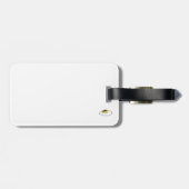 ハッピーサニーサイドアップエッグと顔 – サングラス ラゲッジタグ (裏面横)