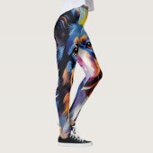 ハッピーサニーパピーウォーターカラー レギンス (右)