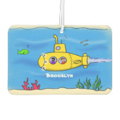 ハッピーサブマリン漫画 カーエアーフレッシュナー (裏面)