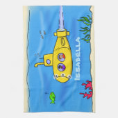 ハッピーサブマリン漫画 キッチンタオル (縦)