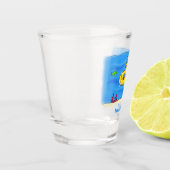 ハッピーサブマリン漫画 ショットグラス (左)