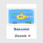 ハッピーサブマリン漫画 シール (シート)