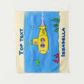 ハッピーサブマリン漫画 タペストリー (正面)