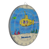 ハッピーサブマリン漫画 ダーツボード (正面左)