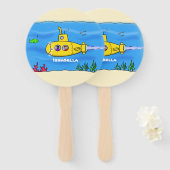 ハッピーサブマリン漫画 ハンドファン (正面&裏面)