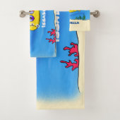 ハッピーサブマリン漫画 バスタオルセット (インサイチュ)