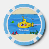 ハッピーサブマリン漫画 ポーカーチップ (裏面)