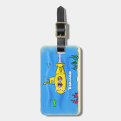 ハッピーサブマリン漫画 ラゲッジタグ (正面縦)