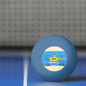 ハッピーサブマリン漫画 卓球ボール (ネット)