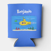 ハッピーサブマリン漫画 缶クーラー (正面)