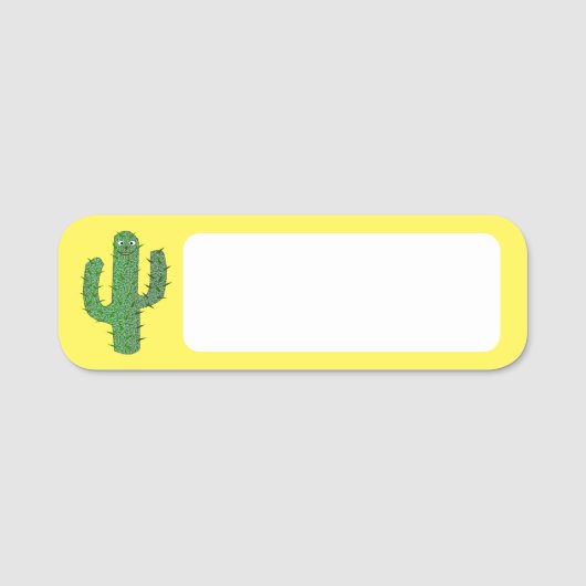 ハッピーサボテンの日 名札 (正面)