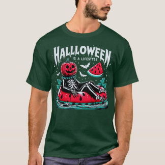 ハッピーサマーウィーンサマースイカのハロウィンは Tシャツ