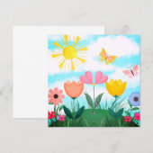 ハッピーサマーデー 招待状 (正面/裏面)