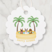 ハッピーサマードッグススイミングプール フェイバータグ (正面)