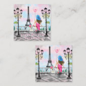 ハッピーサマーバケーションアイラブパリビューティフル ノートカード (正面/裏面)