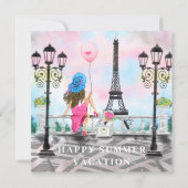 ハッピーサマーバケーション – I Love Paris – 美しい (裏面)