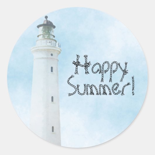 ハッピーサマーライトハウスビーチ航海のシー ラウンドシール (正面)