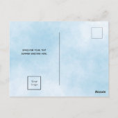 ハッピーサマーライトハウス航海のシーロゴ ポストカード (裏面)